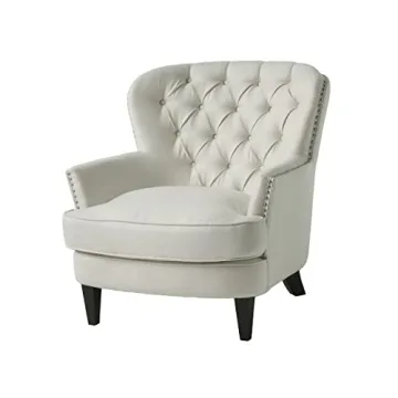 Christopher Knight Home Tafton Fabric Club Chair - Elegant Ivory Design