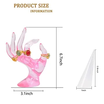 ChezMax Hand Jewelry Holder - Stylish Ring Organizer
