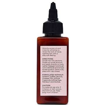 Dry Shampoo Powder | Natural & Organic | Jumbo Size | Made in USA | No Benzene, Vegan, Cruelty Free,...