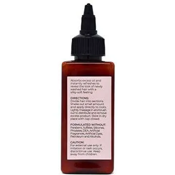 Natural Dry Shampoo Powder | Vegan, Jumbo Size, Made in USA, 2 oz, for All Hair Types