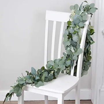 DearHouse Eucalyptus Garland - Elegant Wedding Backdrop Decor