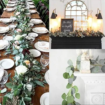 DearHouse Eucalyptus Garland - Elegant Wedding Backdrop Decor