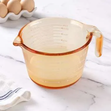 Colorful and Sturdy COOK WITH COLOR Glass Measuring Cups