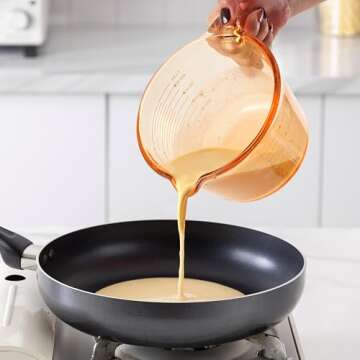 Bright and Durable COOK WITH COLOR Glass Measuring Cups