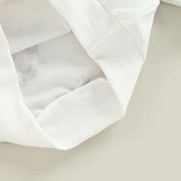 MoZiKQin Toddler Baby Girl Boy Christmas Outfit Santa Print Sweatshirt Long Sleeve Crewneck Sweater Shirt Xmas Clothes (Santa Claus+Umbrella,3-4T)