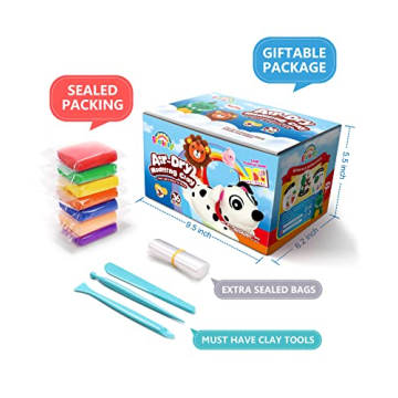 Creative Sago Brothers Air Dry Clay for Kids Fun