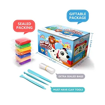 Creative Sago Brothers Air Dry Clay for Kids Fun