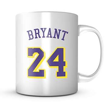 Kobe Bryant Mug - Jersey Number #24 Coffee Cup