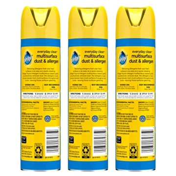 Pledge Multisurface Cleaner Spray - Lemon & Allergen Control - 3 Pack