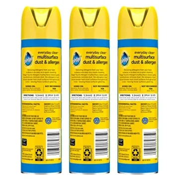 Pledge Multisurface Cleaner Spray - Lemon & Allergen Control - 3 Pack
