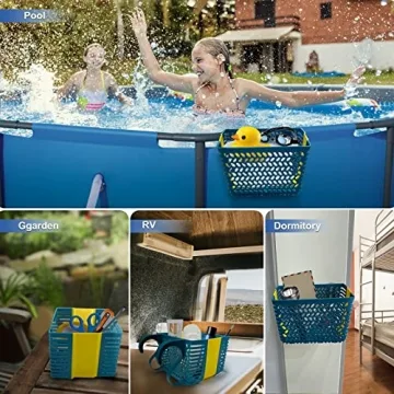 CYYOLLPF Multifunctional Poolside Storage Basket