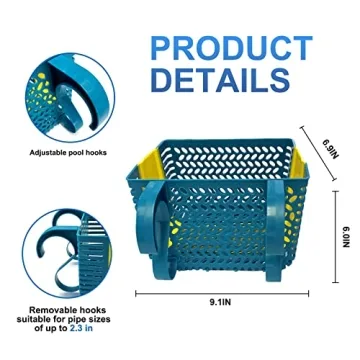 CYYOLLPF Multifunctional Poolside Storage Basket