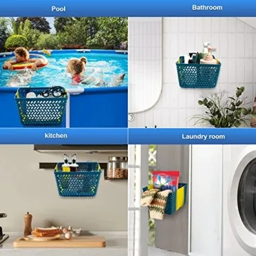 CYYOLLPF Multifunctional Poolside Storage Basket