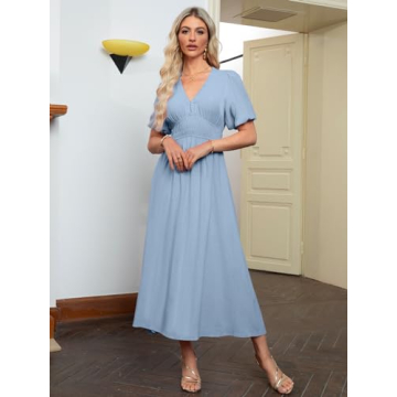 Simplee Women's Boho Maxi Dress for Summer Weddings and More