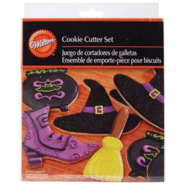 Wilton Witch Cookie Cutter Set – 4 Halloween Shapes for Fun Baking