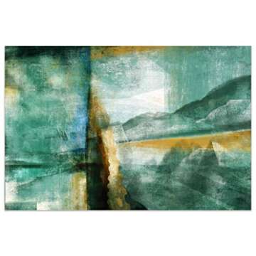 Empire Art Direct Ireland I Ready to Hang,Living Room,Bedroom ＆ Office, 48" x 32" x 0.2", Green