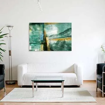 Empire Art Direct Ireland I Ready to Hang,Living Room,Bedroom ＆ Office, 48" x 32" x 0.2", Green