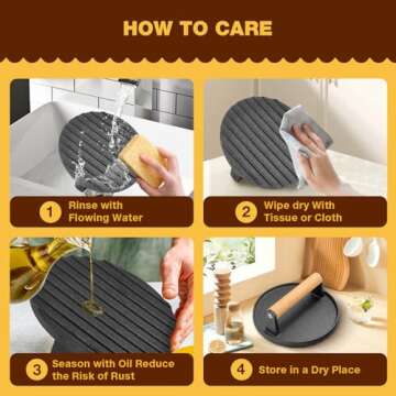 Smash Burger Press Kit for Perfect Burger Making