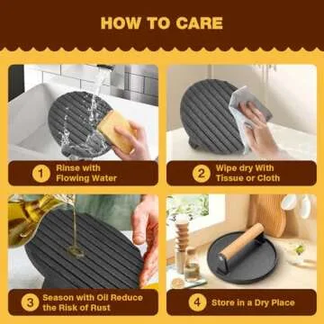 Smash Burger Press Kit for Perfect Burger Making