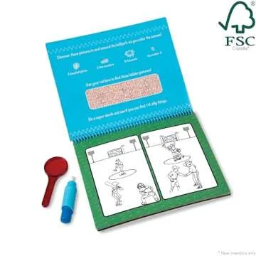 Melissa & Doug On the Go Water Wow! Reusable Water-Reveal Deluxe Activity Pad – Around Town