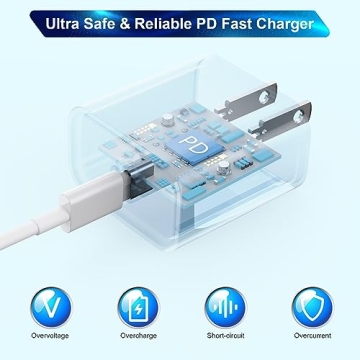 3-Pack Extra Long 10FT iPhone Fast Charger for All Devices