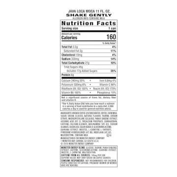 Java Monster Loca Moca, Coffee + Energy Drink, 15 Ounce (Pack of 12)