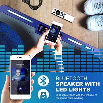 Natini Vibration Plate Exercise Machine - Whole Body Workout Vibration Platform Lymphatic Drainage M...