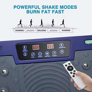 Natini Vibration Plate for Whole Body Fitness and Relaxation