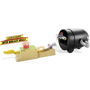 Hot Wheels Mario Kart Bullet Bill Launcher for Kids