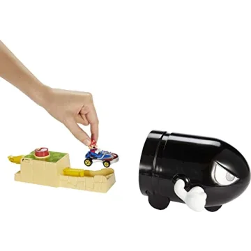 Hot Wheels Mario Kart Bullet Bill Launcher for Kids