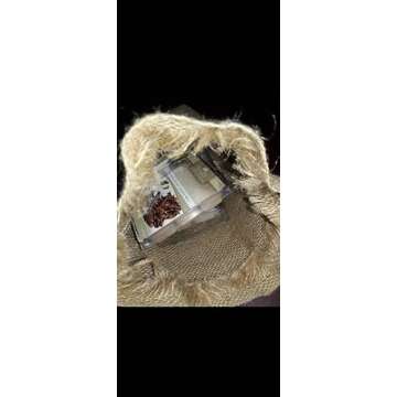 Two Pack Wickless Soy Candle Melts with Burlap Sack- Caramel Pecan Pie