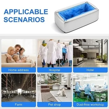 Automatic Shoe Cover Dispenser with 200 Disposable Covers