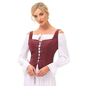 Scarlet Darkness Women's Stylish Renaissance Costume Vest
