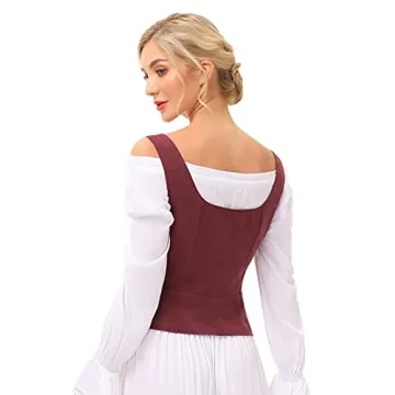 Scarlet Darkness Women's Stylish Renaissance Costume Vest
