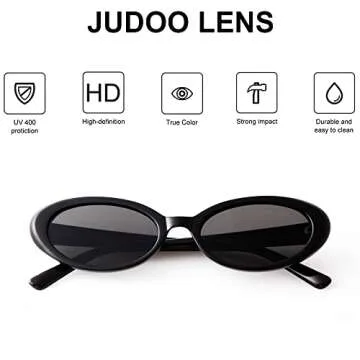 JUDOO Tiny Small 90s Sunglasses for Every Occasion