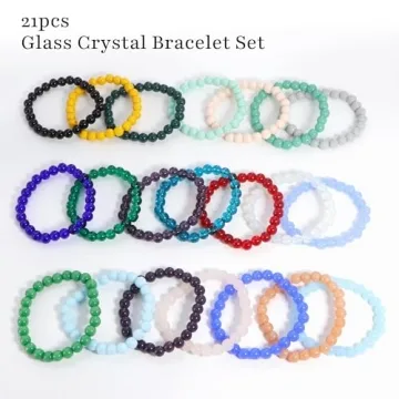 Colorful CHENSILAIYI Stretch Beaded Bracelets Set for All