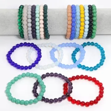 Colorful CHENSILAIYI Stretch Beaded Bracelets Set for All