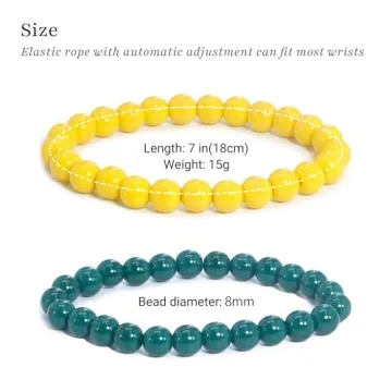 Colorful CHENSILAIYI Stretch Beaded Bracelets Set for All