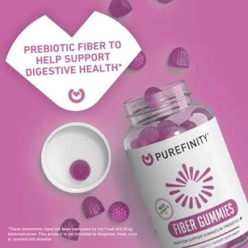 PUREFINITY Sugar-Free Fiber Gummies for Healthy Digestion