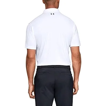 Under Armour Men's Tech Golf Polo XL White - Stylish Comfort