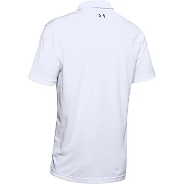 Under Armour Men's Tech Golf Polo XL White - Stylish Comfort