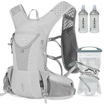 IX INOXTO Hydration Pack Backpack, Lightweight Water Backpack with 2L Hydration Bladder Daypack for ...