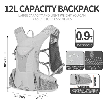 IX INOXTO Lightweight Hydration Pack Backpack for Outdoor Activities