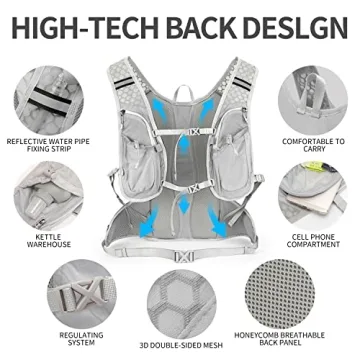 IX INOXTO Lightweight Hydration Pack Backpack for Outdoor Activities