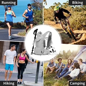 IX INOXTO Lightweight Hydration Pack Backpack for Outdoor Activities