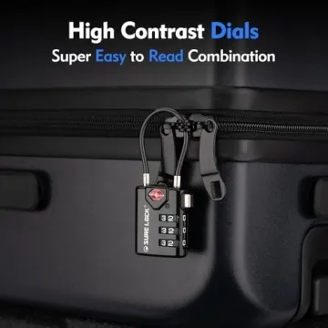 SureLock TSA Compatible Travel Luggage Locks 2 Pack