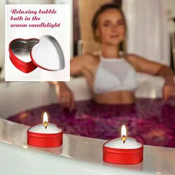 Vesici Heart Shaped Candle Tins for Unique Gifts