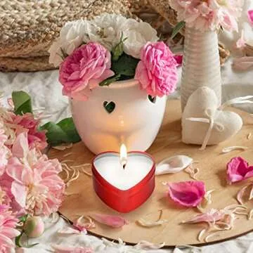Vesici Heart Shaped Candle Tins for Unique Gifts