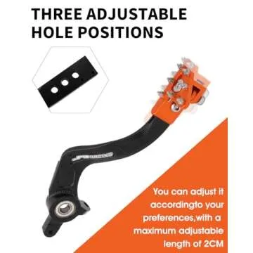 Durable JFG RACING Rear Brake Foot Pedal Lever for Motorcycles