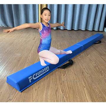 6FT Folding Balance Beam for Kids - Safe & Portable Gymnastics Equipment